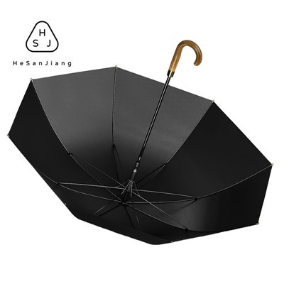 Paraply med trækroghåndtag